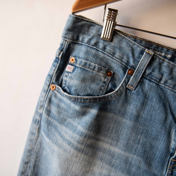 Ag Adriano Goldschmied Sexy Ex Boyfriend Slim Jeans Torn Knees - Picture 3 of 11